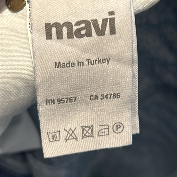 Mavi Laura High Rise Baggy Pleated Boyfriend Women Size 27 - Picture 6 of 12